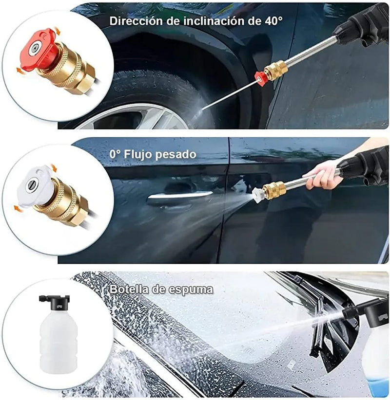 ULTIMAS 12 UNIDADES | Hidrolavadora Alta Presión Inalámbrica UltraJet™ + 8 ACCESORIOS DE REGALO