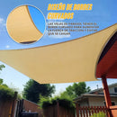 TOLDO VELA DE SOMBRA RECTANGULAR 2 X 3 m - PROMOCION CIERRE DE LA TIENDA