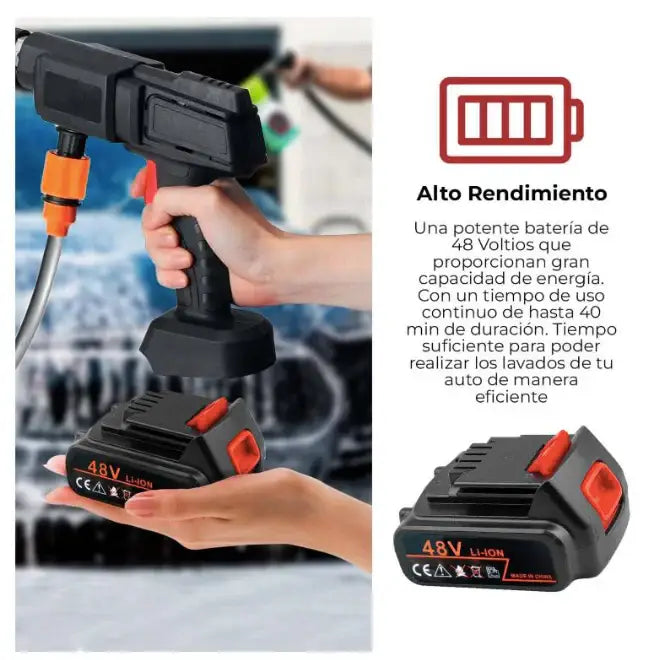 ULTIMAS 12 UNIDADES | Hidrolavadora Alta Presión Inalámbrica UltraJet™ + 8 ACCESORIOS DE REGALO