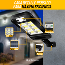 Farolux Solar - Farola LED para exteriores sin instalación eléctrica