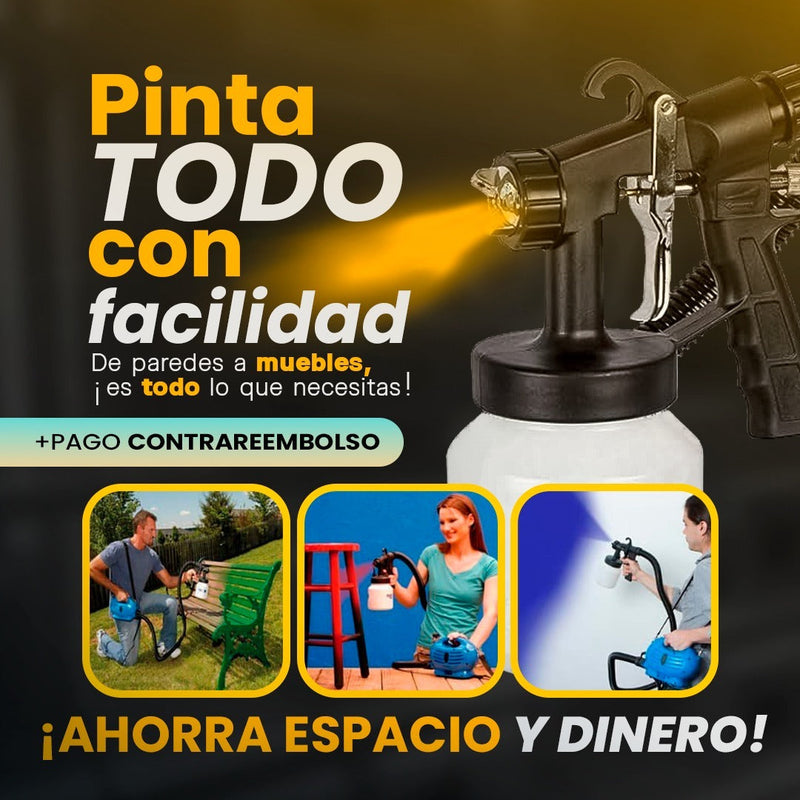 SprayMax – Pistola de pulverización de alta presión con compresor integrado