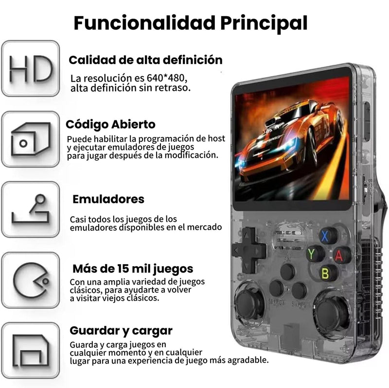 CONSOLA DE JUEGO PORTÁTIL R36S🕹