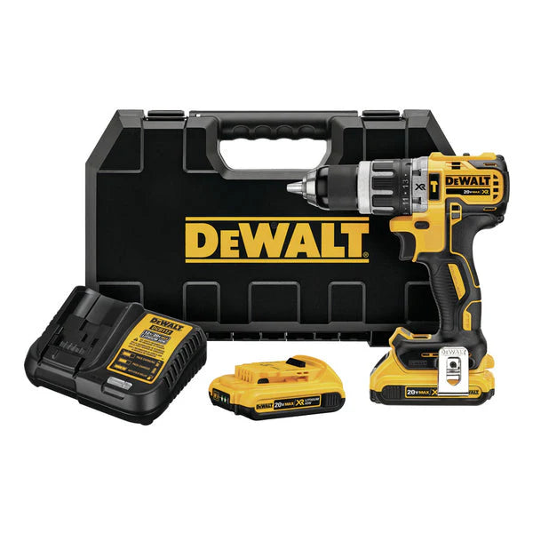 KIT DEWALT ORIGINAL: Taladro de Alto Impacto Inalámbrico + 26 ACCESORIOS [2 BATERIAS de 48V]