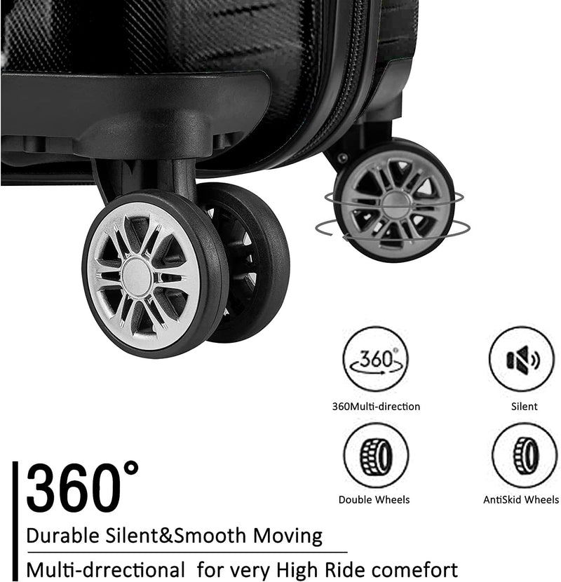 JUEGO 3 MALETAS DE VIAJE MS636