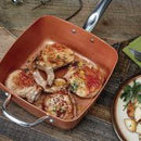 SARTÉN CUADRADA ANTIADHERENTE DE COBRE