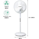 VENTILADOR DE PIE 16"