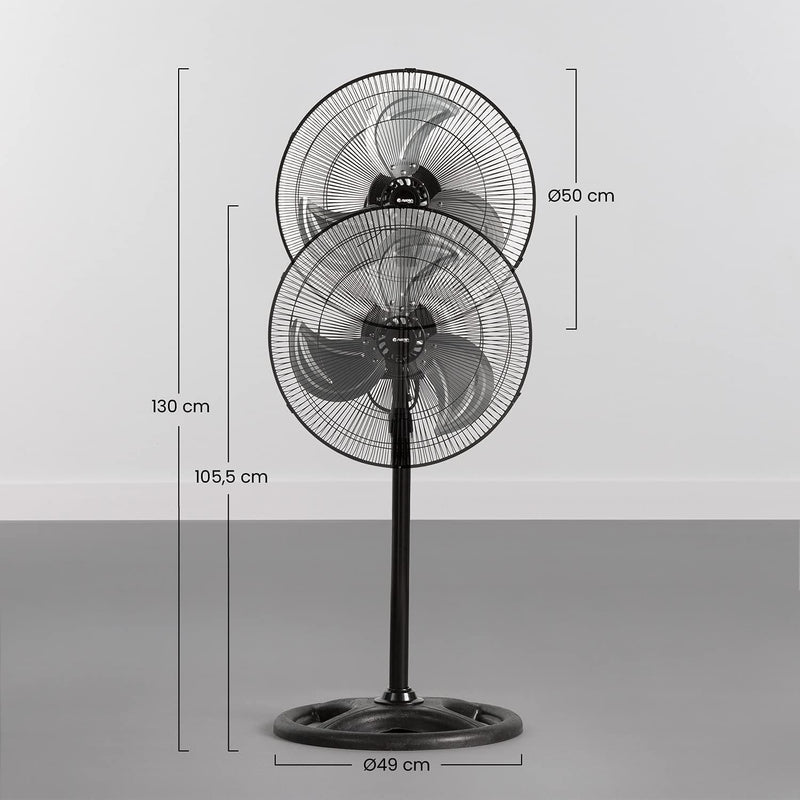 VENTILADOR DE PIE 18"